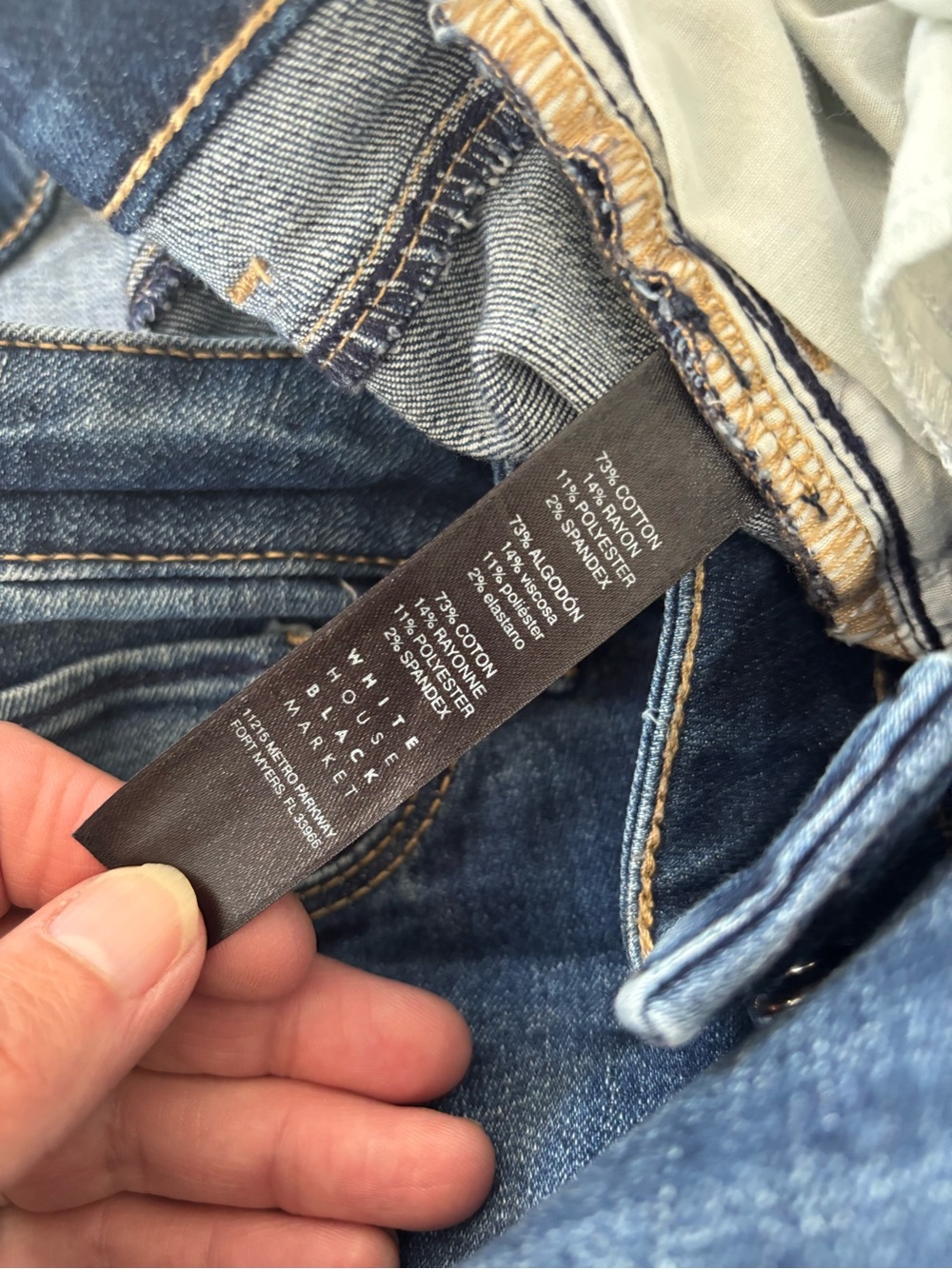 White House Black Market The Slim Crop Jean - Picture 7 of 7